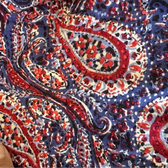 Zoe & Rose Band of Gypsies Girls Paisley Flowy Boho Flared Wide Leg Pants Size S - Picture 7 of 10